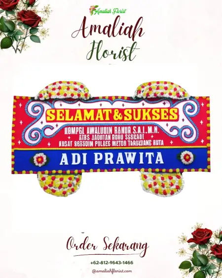 Papan Bunga Ucapan Selamat Gunturmadu